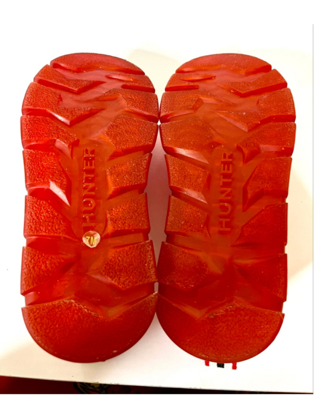 $140 Hunter Women’s Madison Red Insulated Water Resistant Mules Size 7M - Picture 8 of 10